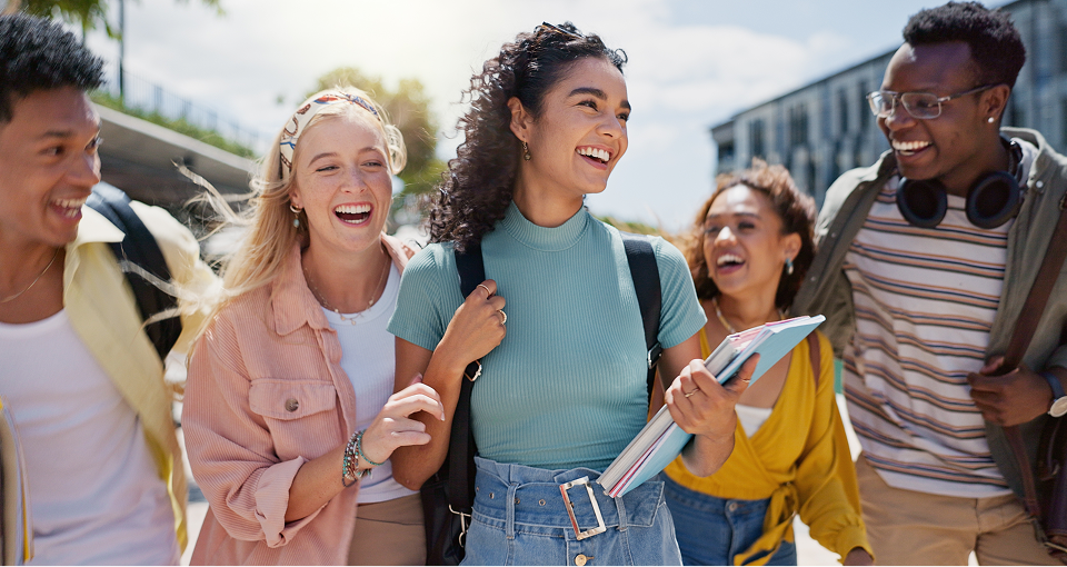 Group of students together